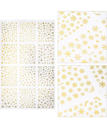 2 Sheet Christmas Nail Stickers Christmas Self- Adhesive Nail Decals Christmas Nail Decals Diy Decoration Snowflake Nail Stickers Halloween Nail Sticker Winter Sequins 3d - Buy Online on GoSupps.com