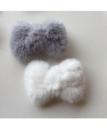 Maillard Look Hair Clip For Hot Girls Cute Bowknot Hair Barrettes Plush Ponytail Bangs Hair Clip For Teens Girls Festival Hair Barrettes For Daily Life Large Lovely Hair Barrettes For Woman Hair - Buy Online on GoSupps.com