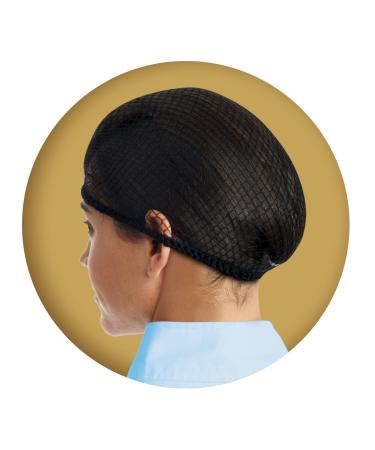 Ovation Deluxe Hair Net Pack of 2 Black One Size