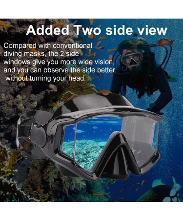 AQUA A DIVE SPORTS Anti-Fog Diving Mask for Adults - M308 Black - Buy Online on GoSupps.com