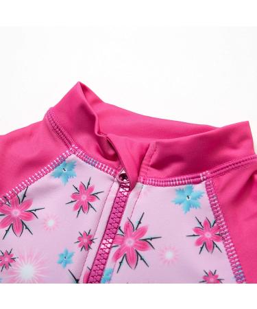 Bonverano Baby Girls UPF 50+ UV Protection Sunsuit with Sun Cap - Pink 3-6Months - Buy Online on GoSupps.com