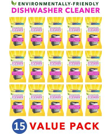 PrimeHousehold Eco-Friendly Dishwasher Cleaner - 15 Tablets | Shop Now - Buy Online on GoSupps.com