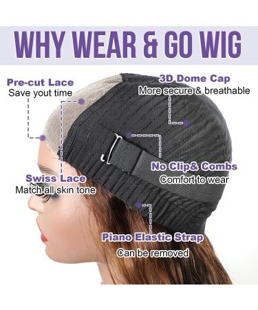 Ashart Ombre Highlight Lace Front Wig 4/27 Honey Blonde Body Wave 26 - Pre Plucked Glueless Wig for Black Women - Buy Online on GoSupps.com