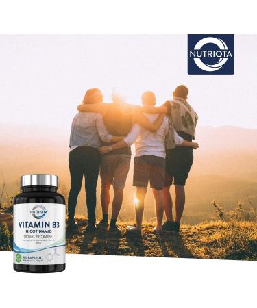 Buy Vitamin B3 Nicotinamide 500 mg - 180 Flush-Free Vegan Capsules | High Dose Niacin Supplement for Optimal Health - Buy Online on GoSupps.com