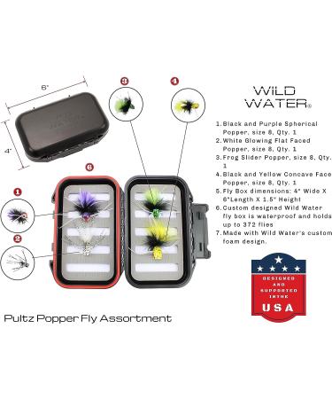 Wild Water Fly Fishing 5/6 Starter Package for Panfish and Bass with Popper Flies - Buy Online on GoSupps.com