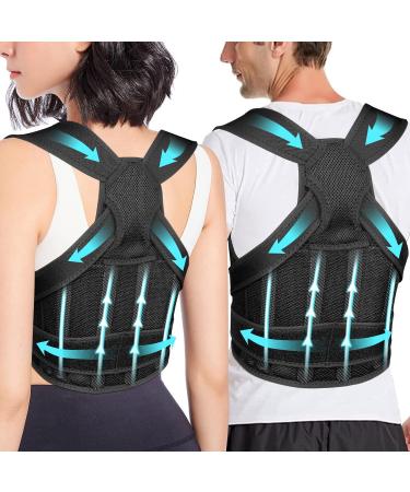 ACWOO Adjustable Posture Corrector for Men & Women - Breathable Back Straightening Trainer - Buy Online on GoSupps.com