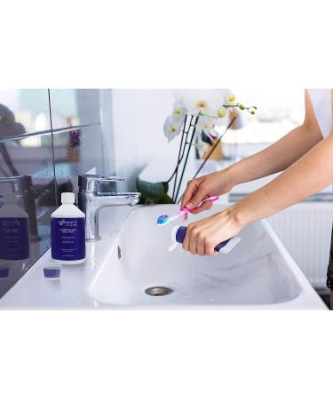 POPWHITE Purple Power Duo Teeth Whitening Set - Primer Toothpaste & Whitening Toner Rinse, Vegan, Mint Flavor, USA Made - 2/21 - Buy Online on GoSupps.com