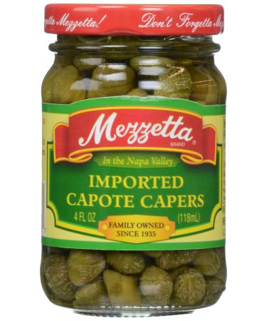 Mezzetta Capote Capers, Imported, 4 Ounce