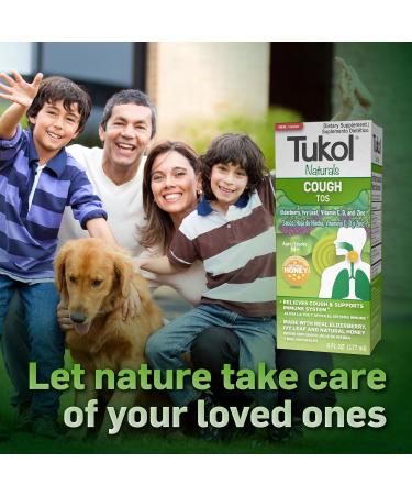 TUKOL Naturals Liquid Cough Syrup for Ages 14+ Honey Infused & Natural Ingredients 6 oz - Fast International Shipping - Buy Online on GoSupps.com