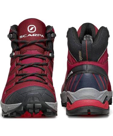 SCARPA Women's Maverick Mid GTX Waterproof Boots for Backpacking - Red Violet/Cherry - Buy Online on GoSupps.com