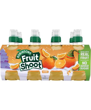 Robinsons Fruit Shoot Orange Juice 8 x 200ml - Refreshing Fruit Juice Drink - Buy Online on GoSupps.com