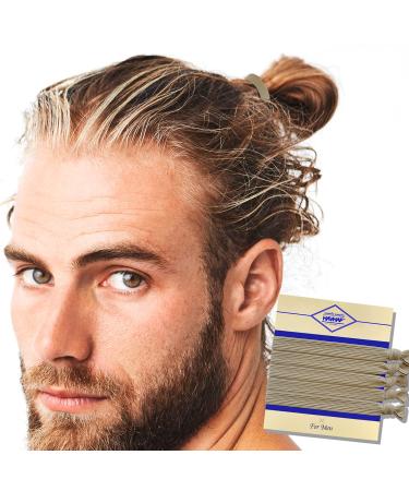 Havhaf Knotted Men's Hair Gum | No Damage Durable Bun & Curl Hair Ties for Long Thick Hair | 5-Piece (Cream) | Elastic & Strong for Boys - Buy Online on GoSupps.com