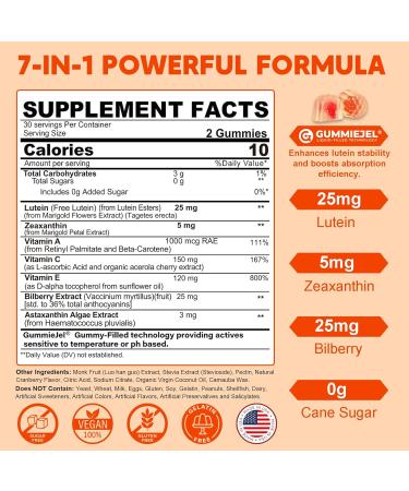 NEVISS Super Greens Gummies 60 Count + Lutein Gummies 60 Count - Buy Online on GoSupps.com