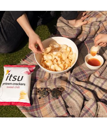  Itsu itsu Sweet Chilli Shrimp Crackers 60g (Pack of 6) - Buy Online on GoSupps.com