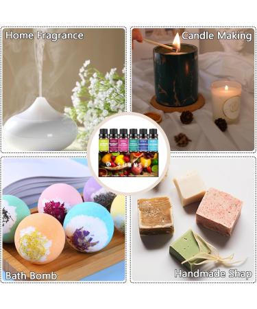 Summer Fragrance Oils Set - 6pcs for Diffusers | Lemon Burst Scarlet Berry Bluebells & More | Perfect for Waterless Diffusers Car Air Fresheners & Humidifiers - Buy Online on GoSupps.com