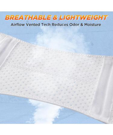 IPOW Lightweight Knee Brace for Pain Relief | Breathable Support with Side Stabilizers for MCL ACL Arthritis | Adjustable for Women & Men - Medium White - Buy Online on GoSupps.com