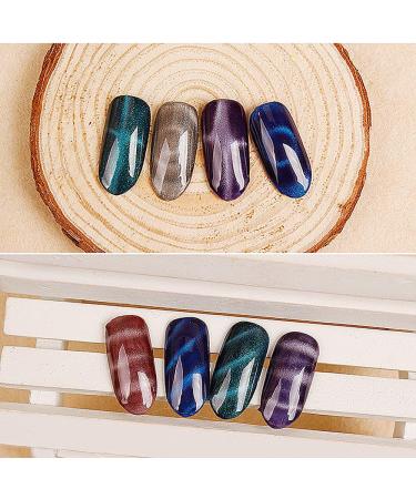 Benkeg Nagel Art Tool Set - 11pcs 3D Magnetic Cat Eye Pen for Nail Art & Polishing | Magic Nail Tools - Buy Online on GoSupps.com