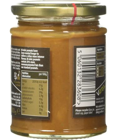 Meridian Foods Peanut Butter Rich Roast 280 g Crunchy 6 Units - Buy Online on GoSupps.com