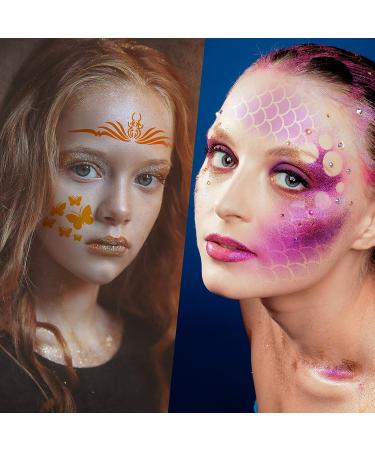 24-Piece Face Paint Stencils for Kids & Halloween Makeup - Vivid Style - Buy Online on GoSupps.com