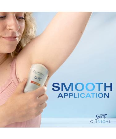 Secret Clinical Strength Antiperspirant Deodorant for Women Stress Response 3X Stress Protection 72hr Sweat & Odor Protection PH Balancing Minerals Invisible Solid 2.6 oz - Buy Online on GoSupps.com