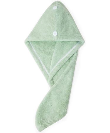 ENETIX Microfiber Towel for Women - Quick-Drying Anti-Frizz Hair Turban (Mint) - 2 Pack 25x70 cm Super Absorbent Fast-Drying Hair Towels - Buy Online on GoSupps.com