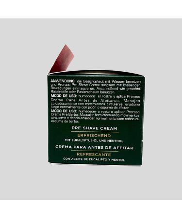 Proraso Men's Pre-Shave Conditioning Cream - Menthol & Eucalyptus - 3.6 oz - Buy Online on GoSupps.com