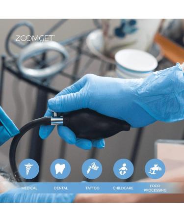 3 mil Blue Nitrile Gloves - Small (Pack of 100) | Latex-Free, Chemo-Rated Disposable Gloves - Buy Online on GoSupps.com