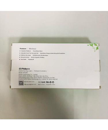 Philorn Hands Free Dog Lead with Phone Pouch - Running/Jogging Leash, Shock Absorbing Bungee, Reflective Stitching, Blue - Buy Online on GoSupps.com