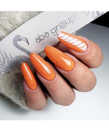 Aba Group Hybrid Orange 7 ml Hybrid Nail Polish UV LED Nail Polish Colour Varnish for Colour-Intensive Fingernails Economical and Durable Nail Polish (Pumpkin Spice 380) - Buy Online on GoSupps.com