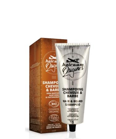 Hairgum Origines Hair and Beard Shampoo - Certified ORGANIC, 200g