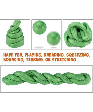 Green as Grass Putty Therapy for Kids with Charms | Medium Resistance for Fine Motor Skills | Occupational Therapist Recommended - Buy Online on GoSupps.com