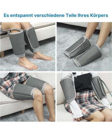 Renpho Leg Massager - Calf & Thigh Massage Device with 3 Modes & Intensities | Perfect Christmas Gift for Dad & Mom | 1 Pack - Buy Online on GoSupps.com