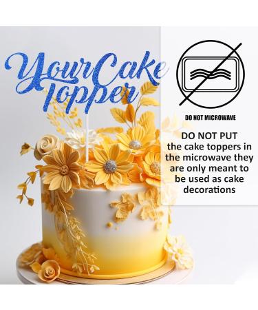 Trimming Shop Personalised Camera Glitter Cake Topper Customise Name or Age Photography Lover Theme Party Cake Decoration Keepsake Gift for Family & Friends Party d cor - Black - Buy Online on GoSupps.com