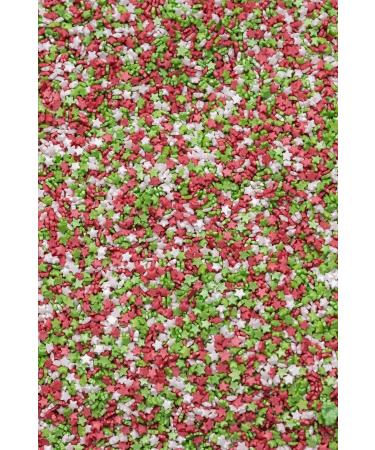 SPRINKLY Glimmer Stars Christmas Mix - Mini Red, White & Green - 25g - Buy Online on GoSupps.com