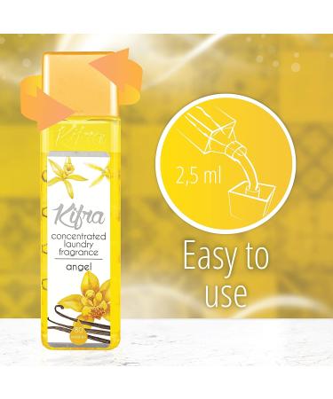 KIFRA ANGEL Concentrated Laundry Fragrance 200ml - Long-lasting Scent for 80 Washes - Buy Online on GoSupps.com