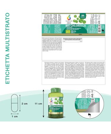 Bio Chlorella - Organic Chlorella Supplement 200 Tablets - Promotes the Purifying Functions of the Body - 100g - Buy Online on GoSupps.com