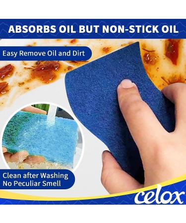 CELOX 12 Pack Non-Scratch Dual Sided Dish Sponges for Dishes - Long Lasting and Reusable Kitchen Cleaning Sponges - Buy Online on GoSupps.com