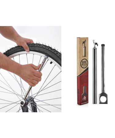BANDFXER Bike Tire Lever Bicycle Tire Repair Kit Removal and Fitting Back Tool for All Kind of Bike Tires Long Lasting Stainless Steel Body Adjustable for All Rim Dimensions