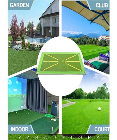 Swing Path Feedback Golf Mat - Premium Training Aid for Indoor/Outdoor Use - Buy Online on GoSupps.com