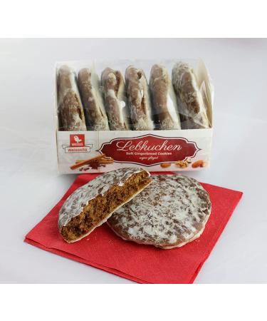 Weissella Soft Gingerbread Cookies Sugar-Glazed - 7.05 oz - Buy Online on GoSupps.com