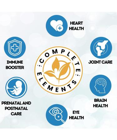 Vegan Omega-3 Algae Oil Capsules - Sustainable Alternative to Fish Oil | 60 High Strength Capsules with 400mg DHA & Vitamin E | Vegetarian Essential Fatty Acids from UK Small Family Company - Buy Online on GoSupps.com