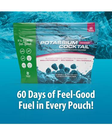 Jigsaw Health Potassium Cocktail | Formerly Pickleball Cocktail | Blue Raspberry Flavor | 60 Servings (Packets) - Buy Online on GoSupps.com