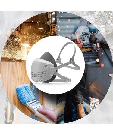 RANKSING Strong-AX Reusable Dust Half Face Shield - Replaceable Parts for Painting, Polishing, Welding - Work Protection - Buy Online on GoSupps.com