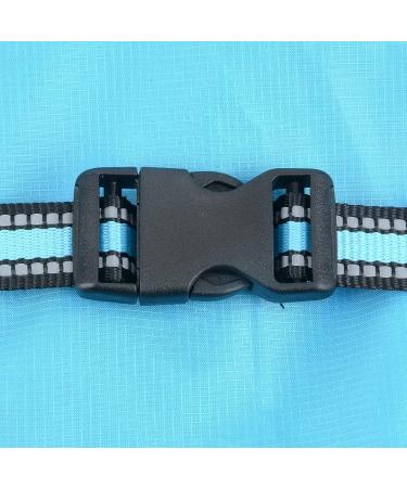 Zweitea Waterproof Raincoat for Medium & Large Dogs - Reflective Windproof Mesh Lining Outdoor Hiking Gear - Blue 7XL - Buy Online on GoSupps.com