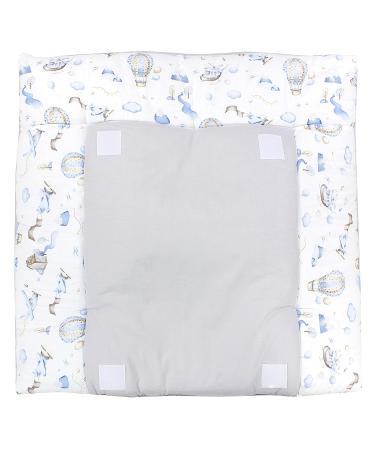 Buy Tuptam Changing Pad with 2 Terry Covers - Hot Air Balloons Blue 70x70 cm | International Shipping - Buy Online on GoSupps.com