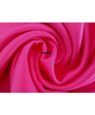 GFM Smooth Shiny Surface Pashmina Style Scarf (L9) - Hot Pink - Buy Online on GoSupps.com
