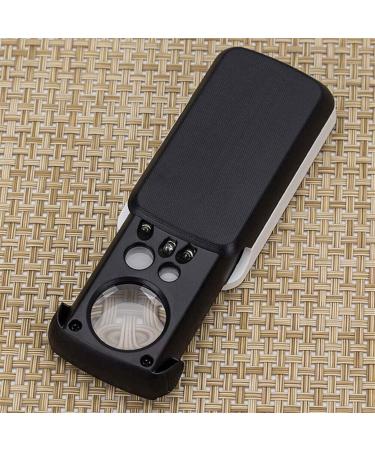Lightweight Magnifying Glass 30/60/90X Hd Portable Lighting Led Light Magnifying Glass for Reading Watch Repair Identification/2Cps Lofty Ambition - Buy Online on GoSupps.com