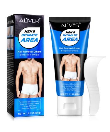 Smddx Hair Removal Cream for Men Sensitive Area Hair Removal Kit for Intimate Parts Painless Intimate Hair Removal Cream for Men Chest Back Legs and Arms