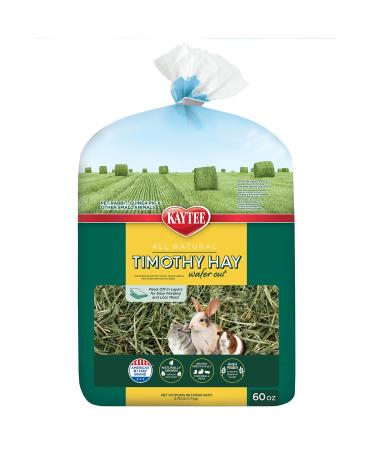 Kaytee All Natural Timothy Wafer-Cut Hay for Rabbits & Small Animals 3.75 Pound (Pack of 1)