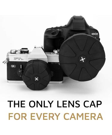 KUVRD Universal Lens Cap 2.0 - Element Proof, Fits 99% DSLR Lenses, Lifetime Coverage | Magnum Size - Single Lens Cap - Buy Online on GoSupps.com